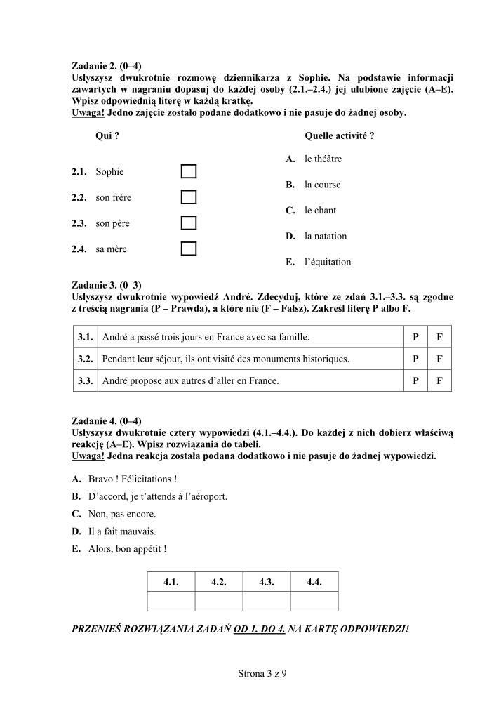 Pytania-jezyk-francuski-p. podstawowy-egzamin-gimnazjalny-2012-strona-03