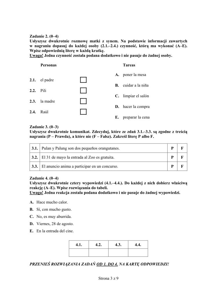 Pytania-jezyk-hiszpanski-p. podstawowy-egzamin-gimnazjalny-2012-strona-03