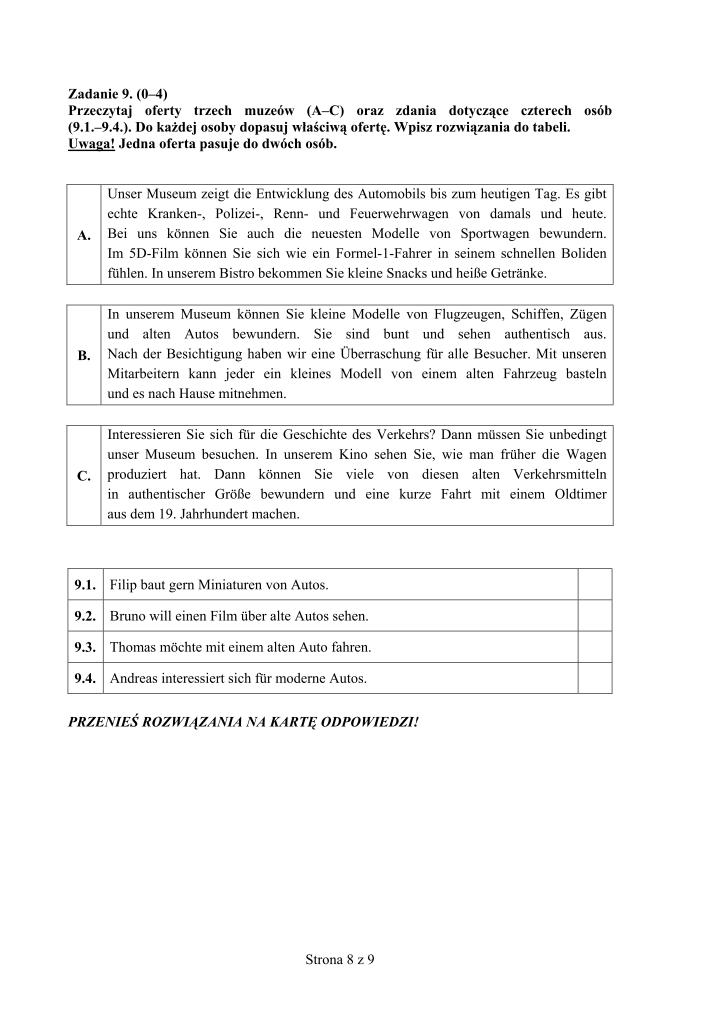 Pytania-jezyk-niemiecki-p. podstawowy-egzamin-gimnazjalny-2012-strona-08
