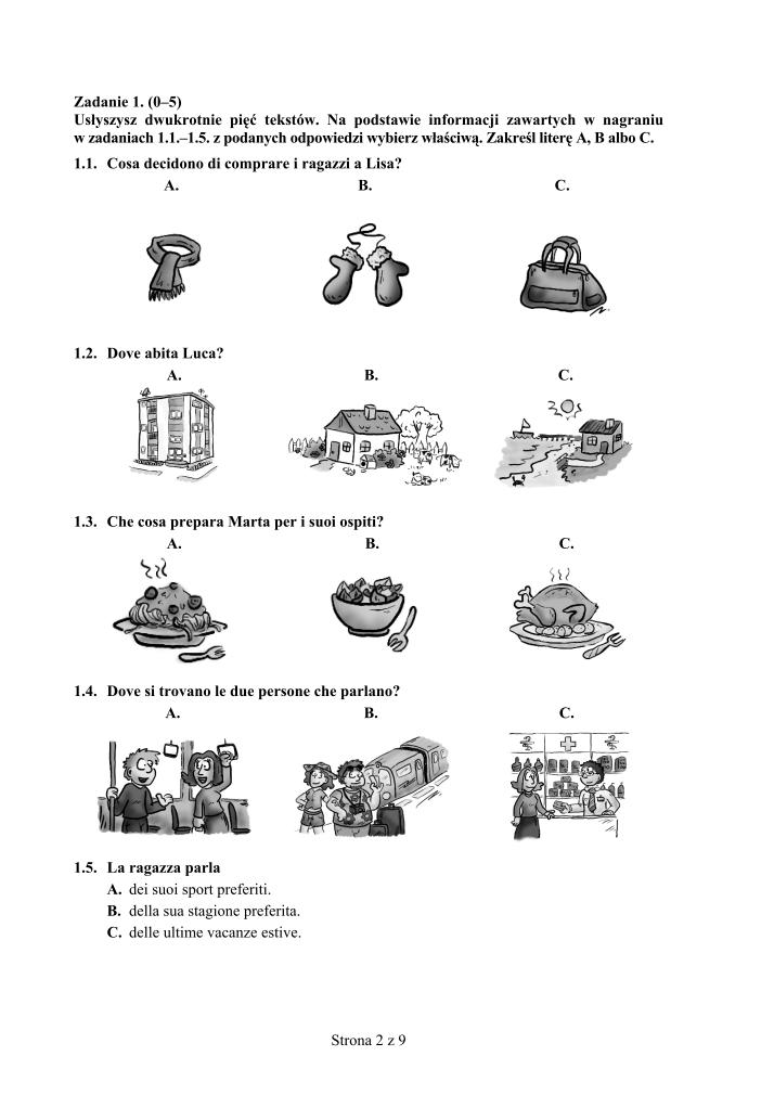 Pytania-jezyk-wloski-p. podstawowy-egzamin-gimnazjalny-2012-strona-02
