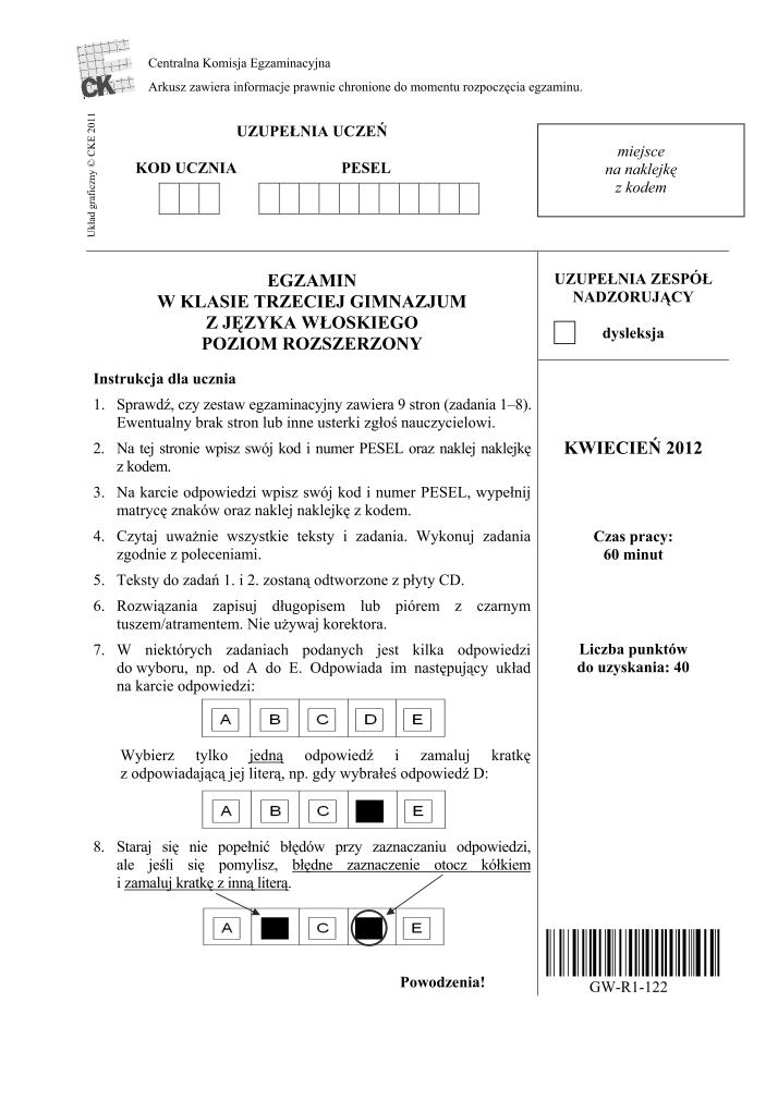 Pytania-jezyk-wloski-p. rozszerzony-egzamin-gimnazjalny-2012-strona-01