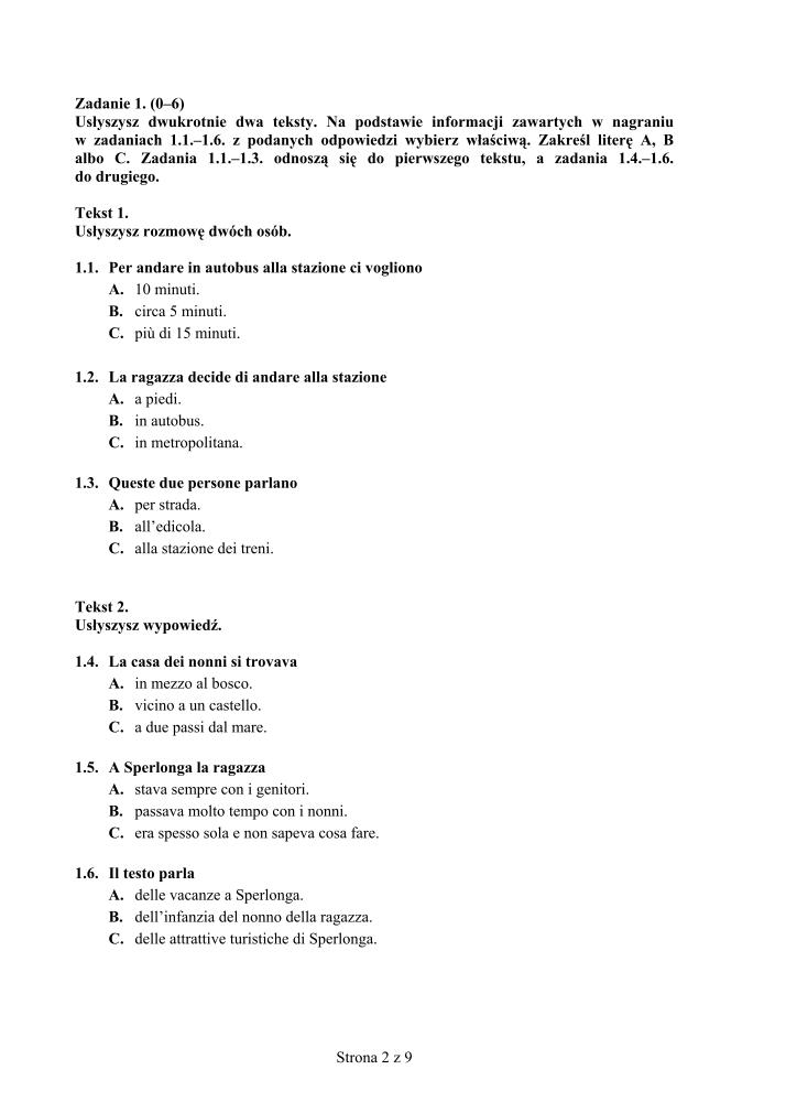 Pytania-jezyk-wloski-p. rozszerzony-egzamin-gimnazjalny-2012-strona-02