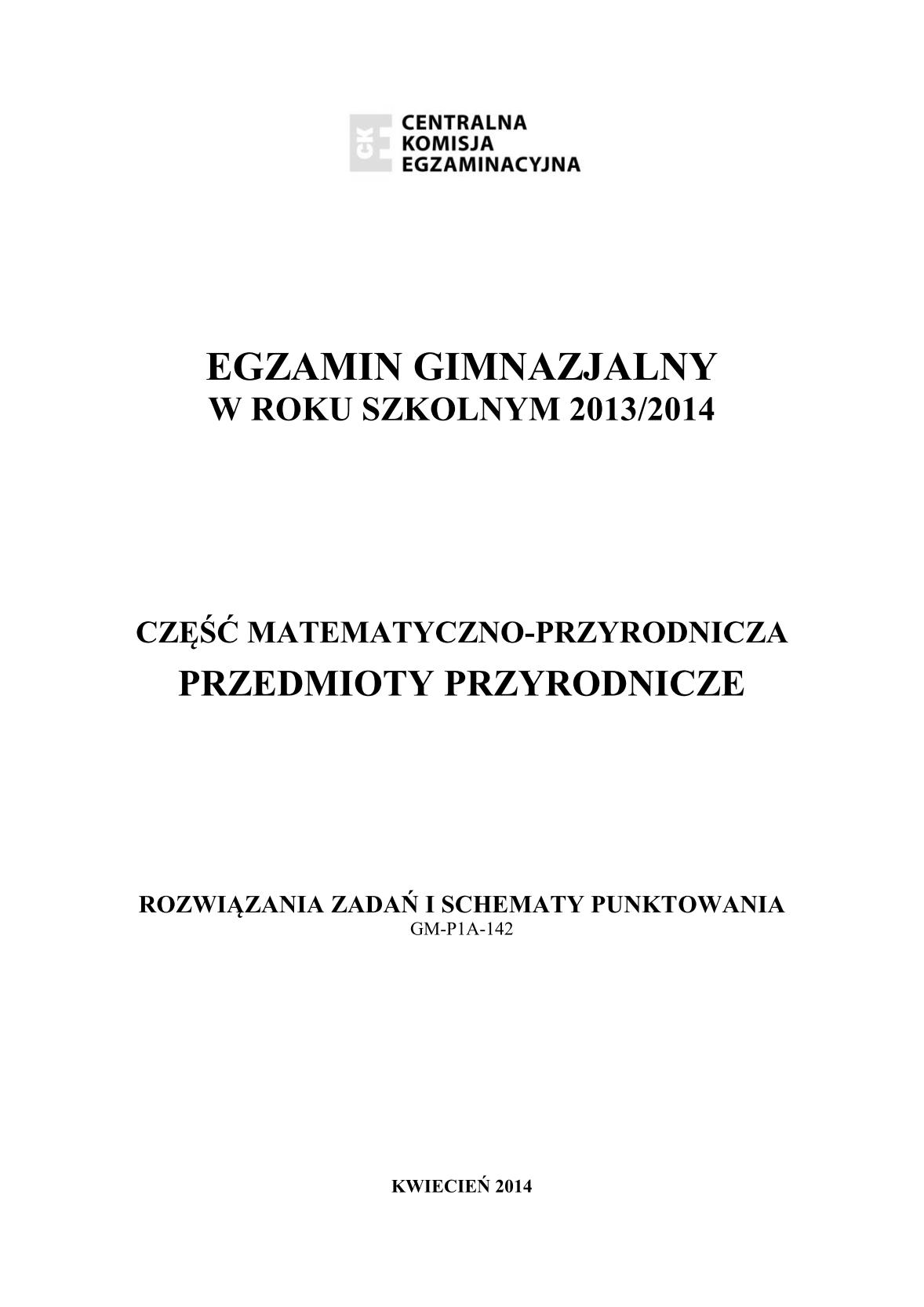 odpowiedzi-przedmioty-przyrodnicze-egzamin-gimnazjalny-24.04.2014-str.1