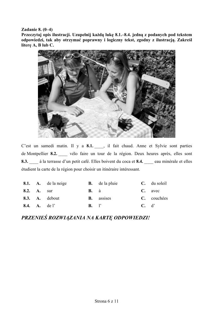 Pytania-język-francuski-egzamin-gimnazjalny-2011-strona-06