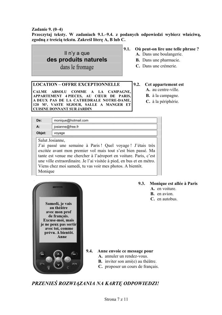 Pytania-język-francuski-egzamin-gimnazjalny-2011-strona-07