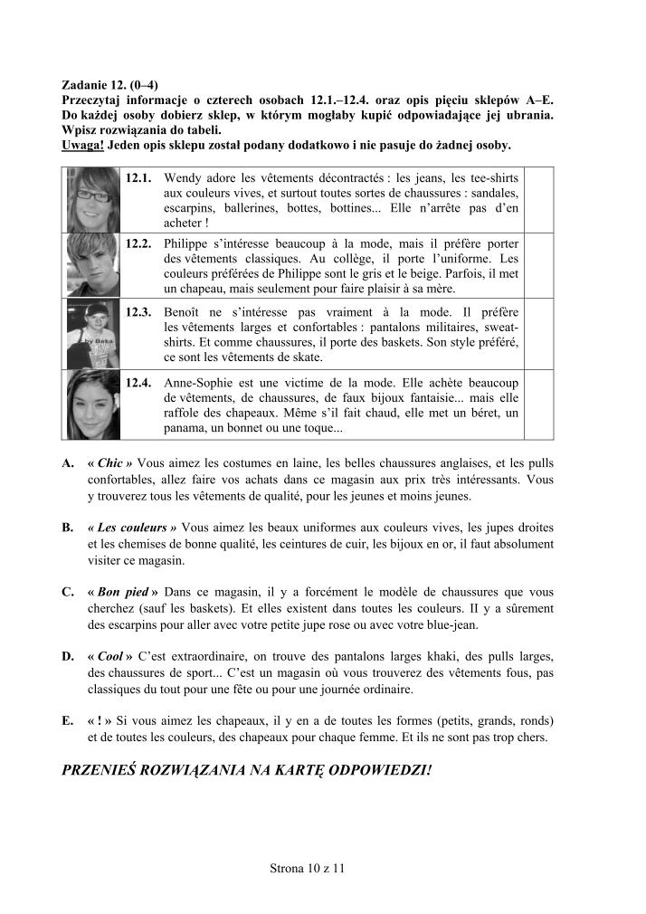 Pytania-język-francuski-egzamin-gimnazjalny-2011-strona-10