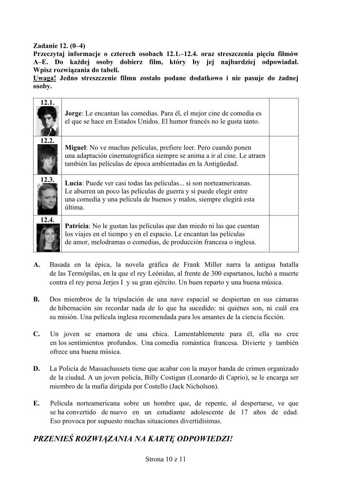 Pytania-język-hiszpanski-egzamin-gimnazjalny-2011-strona-10
