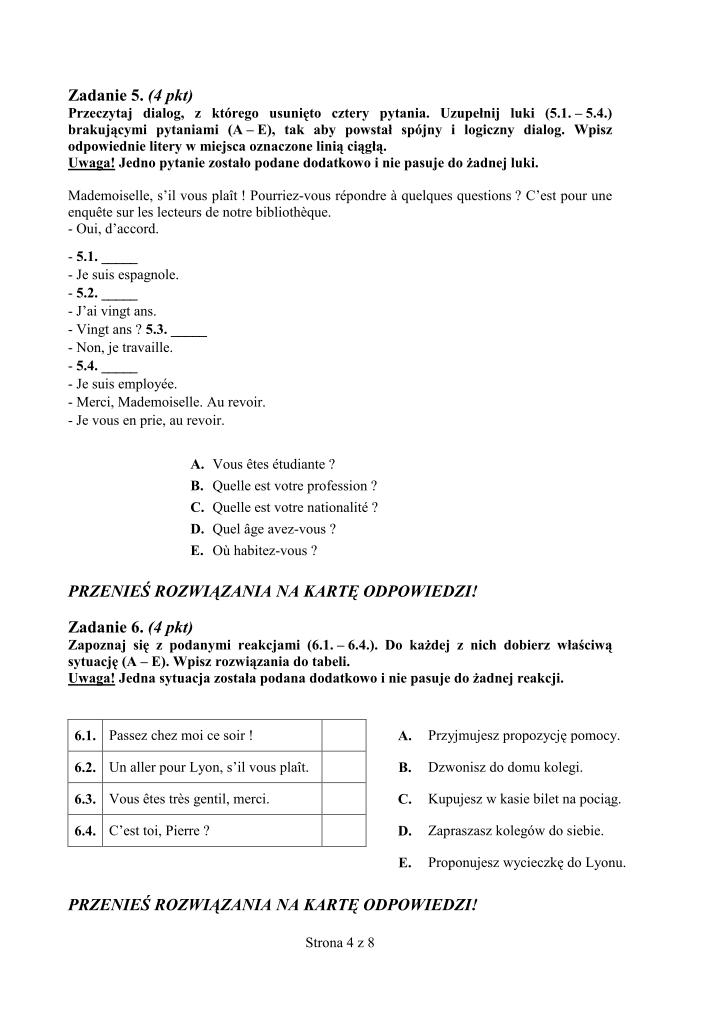 Pytania-jezyk-francuski-egzamin-gimnazjalny-2010-strona-04