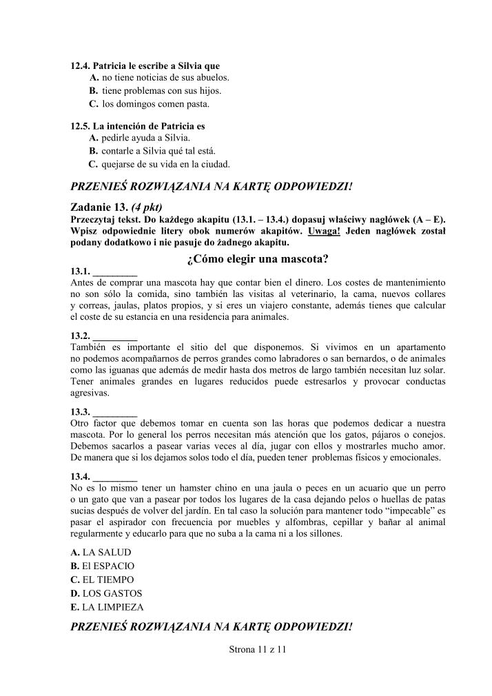 Pytania-jezyk-hiszpanski-egzamin-gimnazjalny-2010-strona-11