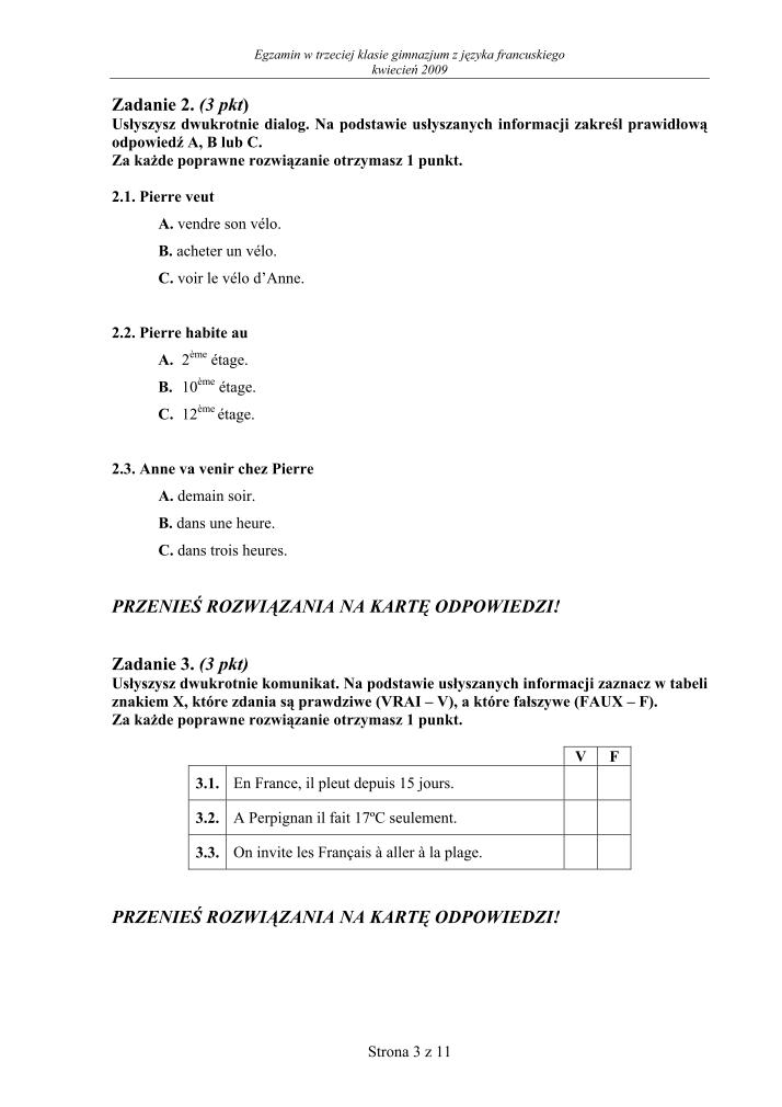 Pytania-jezyk-francuski-egzamin-gimnazjalny-2009-strona-03