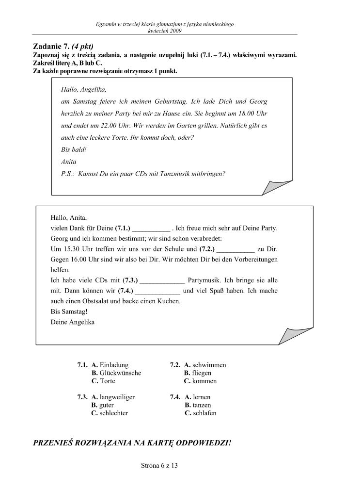 Pytania-jezyk-niemiecki-egzamin-gimnazjalny-2009-strona-06