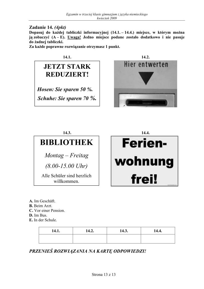 Pytania-jezyk-niemiecki-egzamin-gimnazjalny-2009-strona-13