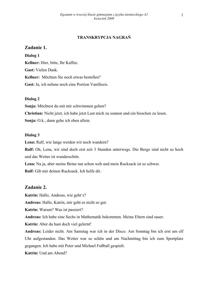 Transkrypcja-jezyk-niemiecki-egzamin-gimnazjalny-2009-strona-01