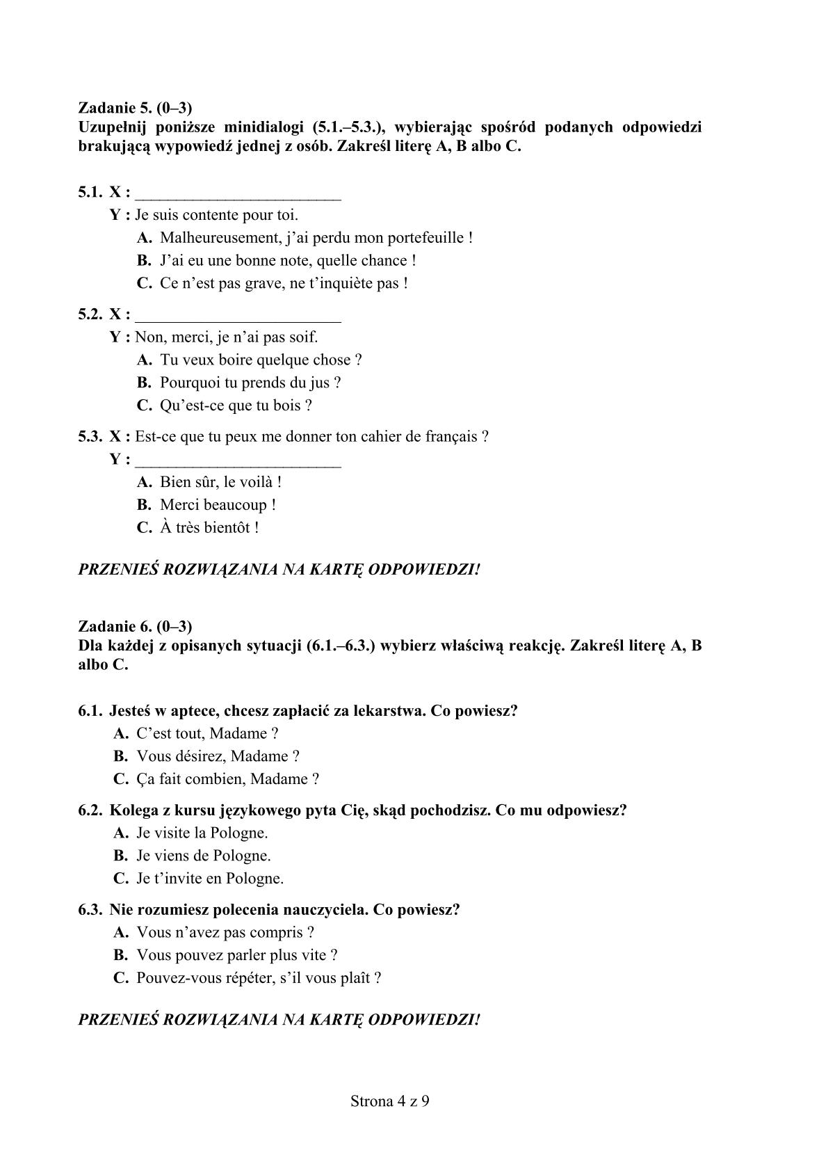 pytania-francuski-poziom-podstawowy-egzamin-gimnazjalny-25.04.2014-4