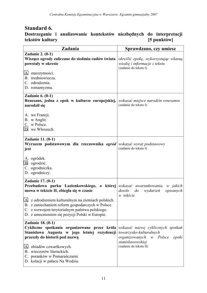 Odpowiedzi-czesc-humanistyczna-egzamin-gimnazjalny-2007-strona-11