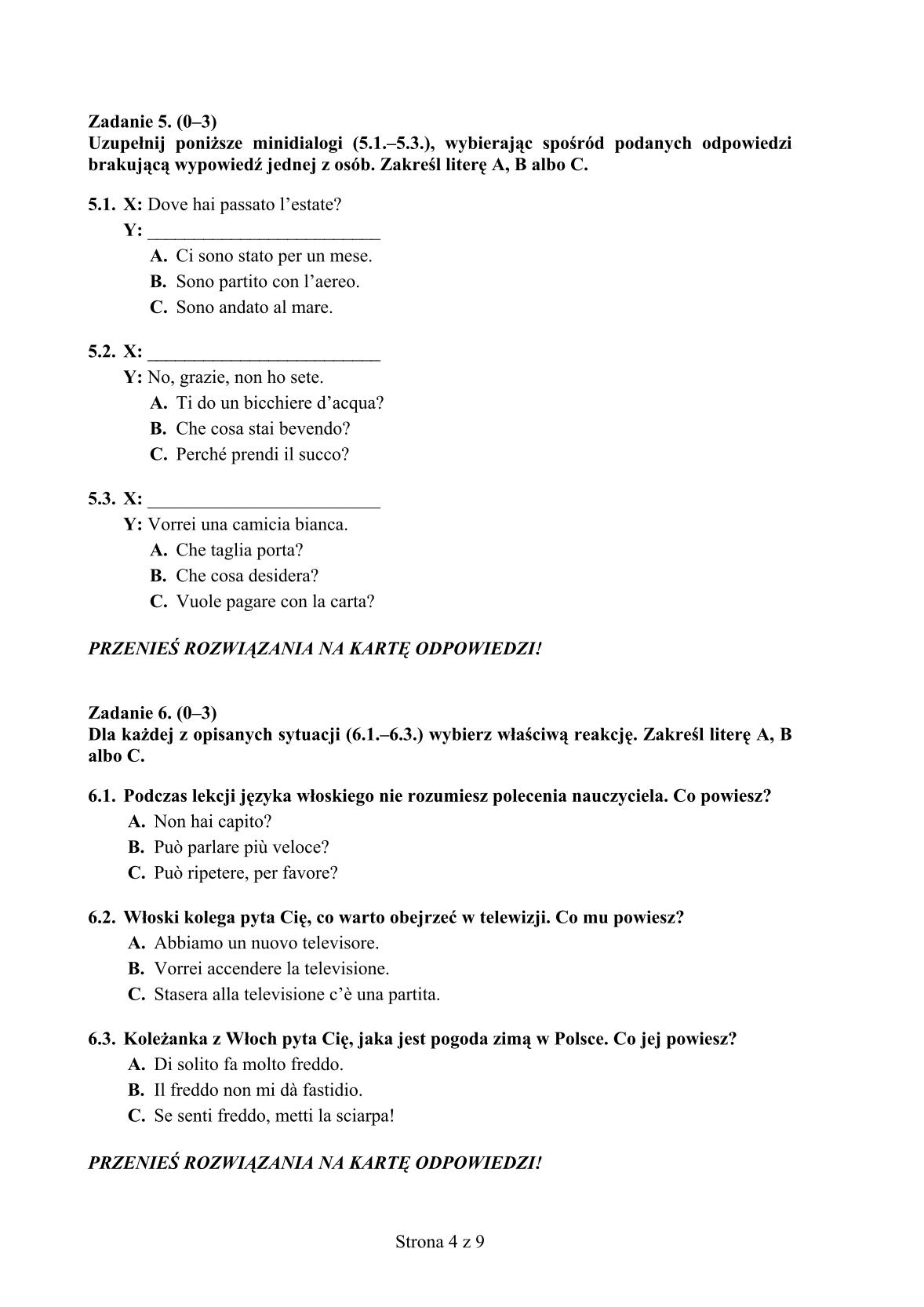 pytania-wloski-poziom-podstawowy-egzamin-gimnazjalny-25.04.2014-4