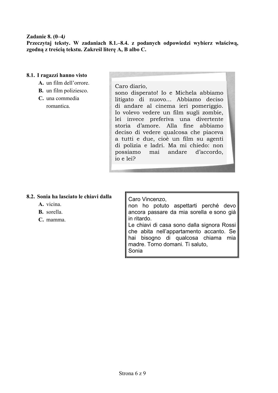 pytania-wloski-poziom-podstawowy-egzamin-gimnazjalny-25.04.2014-6
