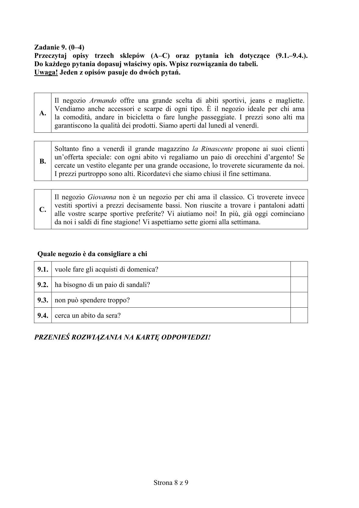 pytania-wloski-poziom-podstawowy-egzamin-gimnazjalny-25.04.2014-8