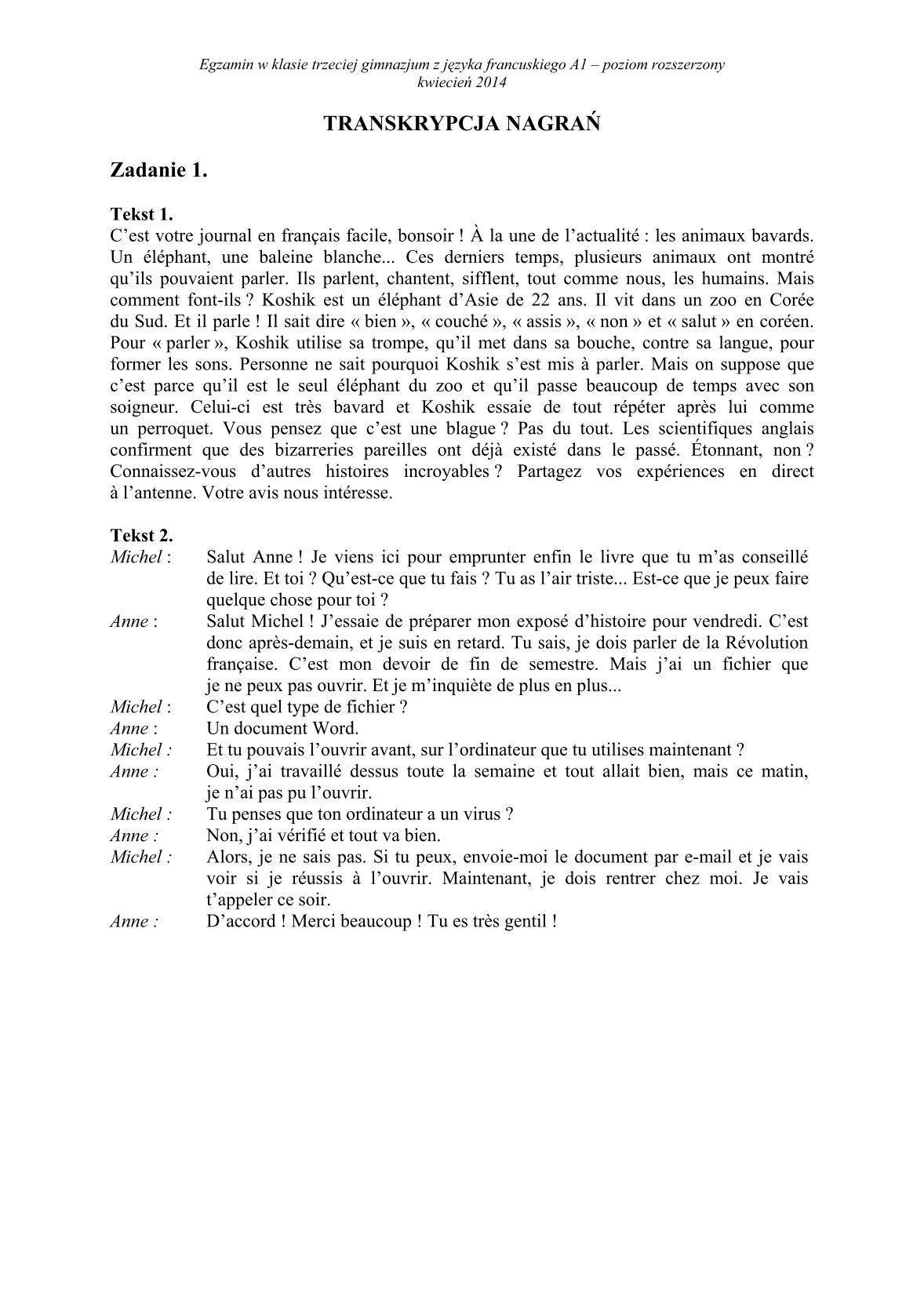 transkrypcja-francuski-poziom-rozszerzony-egzamin-gimnazjalny-25.04.2014-1