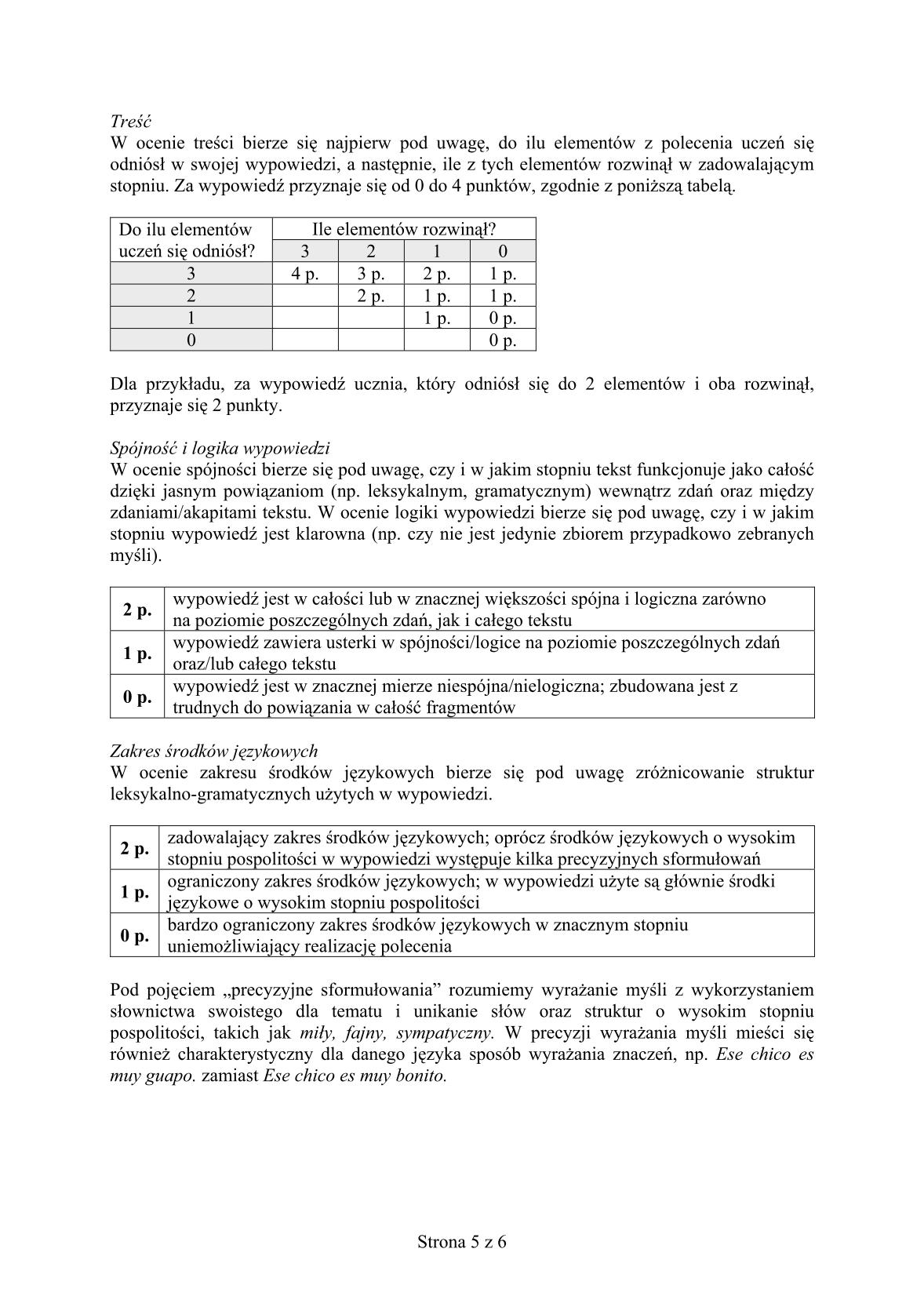 odpowiedzi-hiszpanski-poziom-rozszerzony-egzamin-gimnazjalny-25.04.2014-str.5