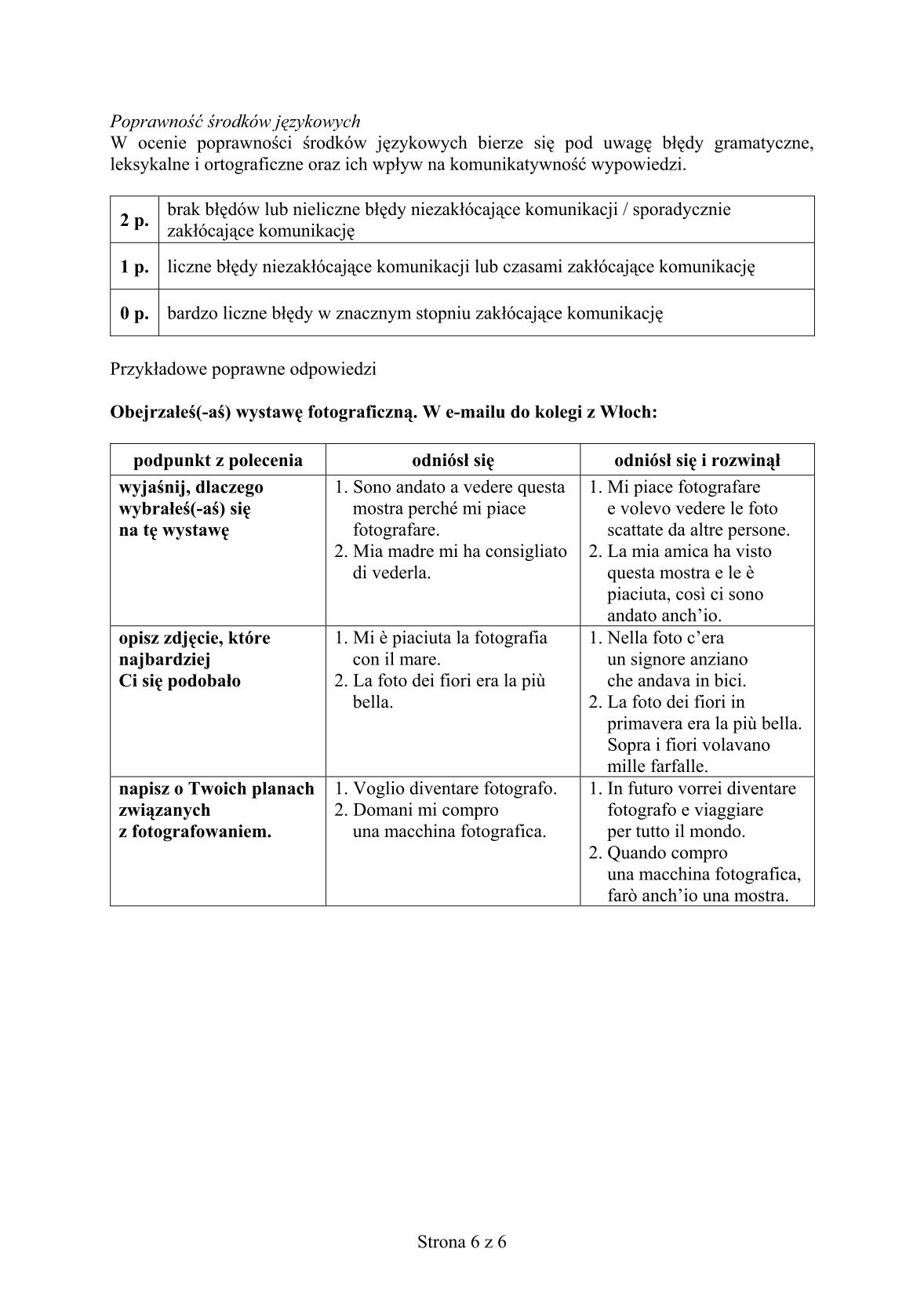 odpowiedzi-wloski-poziom-rozszerzony-egzamin-gimnazjalny-25.04.2014-str.6