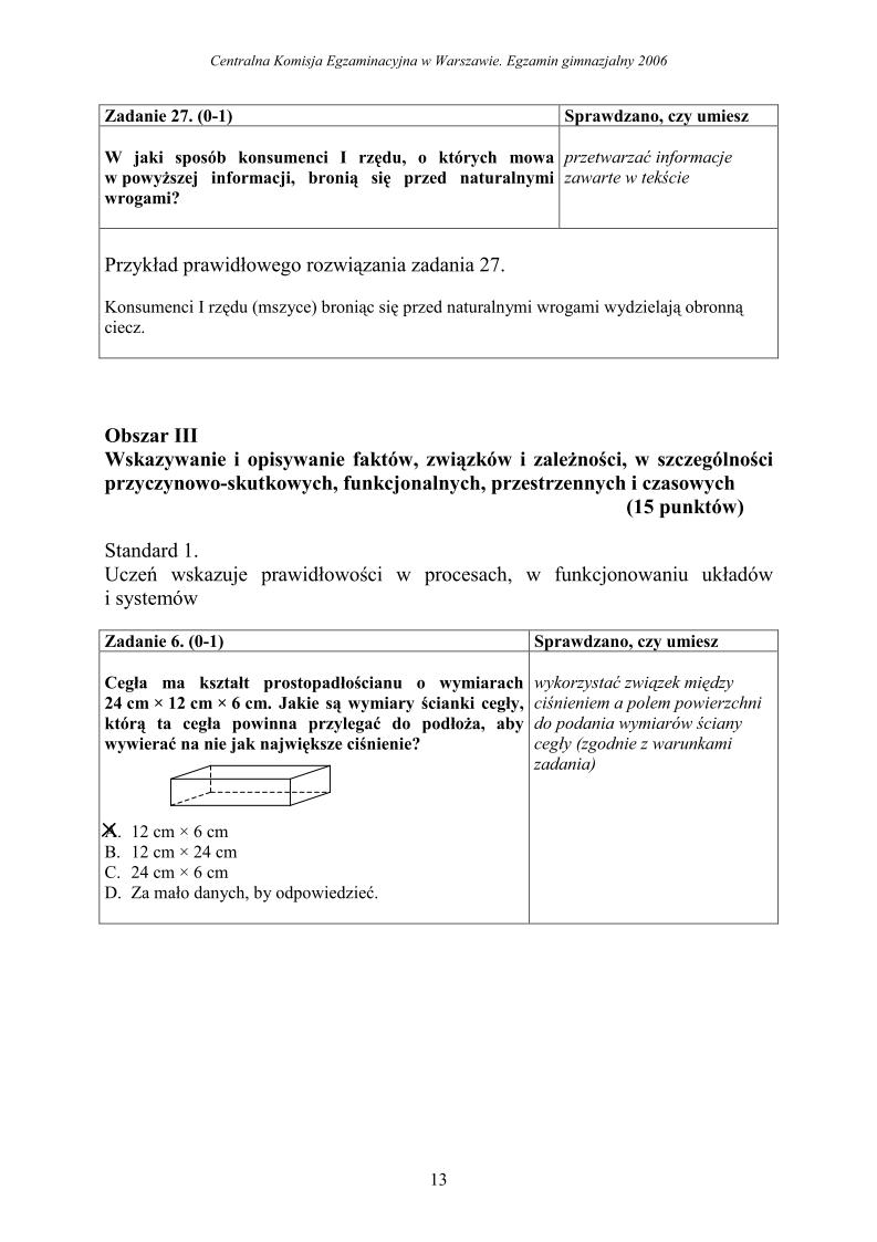 Odpowiedzi-czesc-matematyczno-przyrodnicza-egzamin-gimnazjalny-2006-strona-13