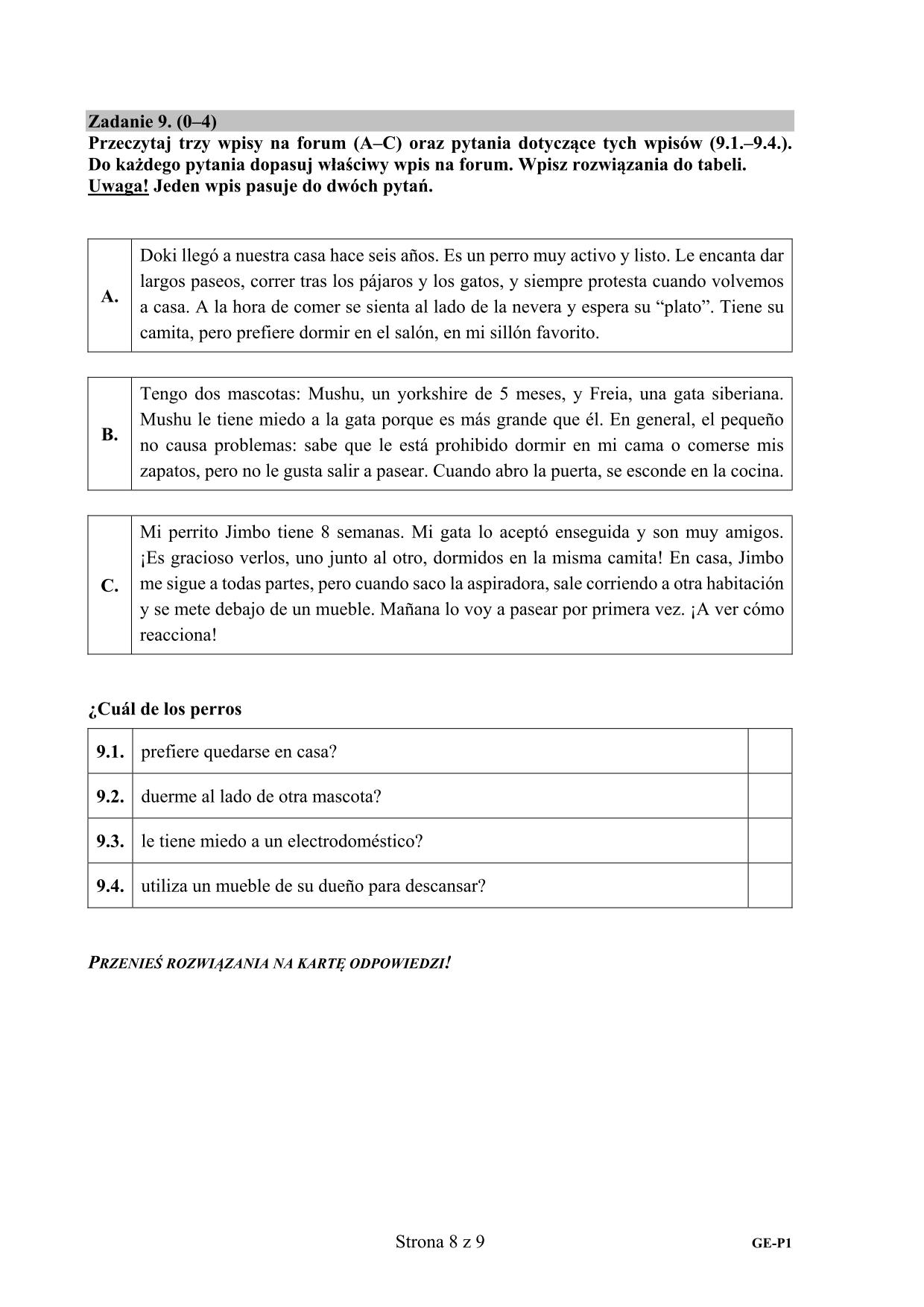 pytania-hiszpanski-poziom-podstawowy-egzamin-gimnazjalny-2017 - 8