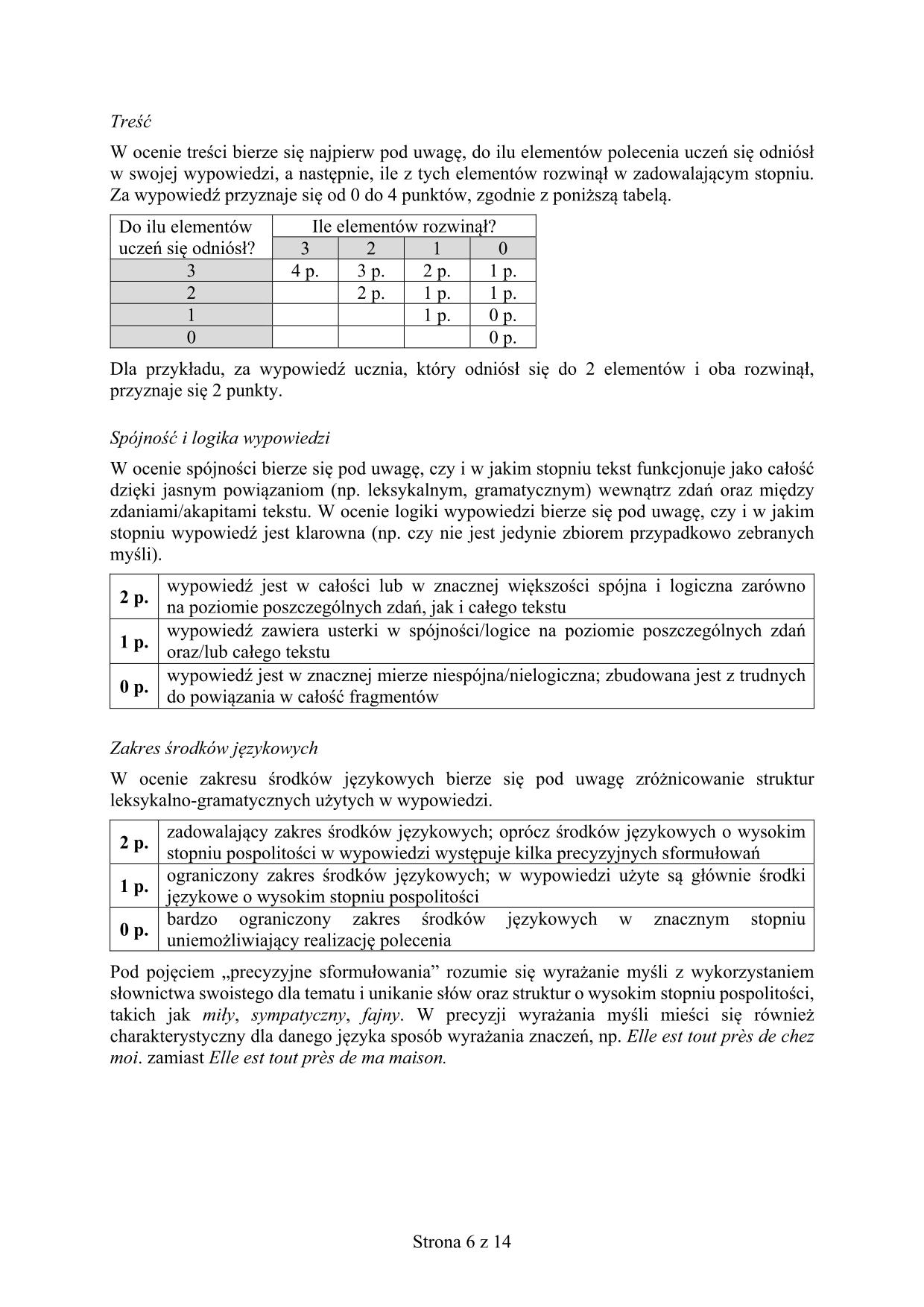 odpowiedzi-francuski-poziom-rozszerzony-egzamin-gimnazjalny-2017 - 6