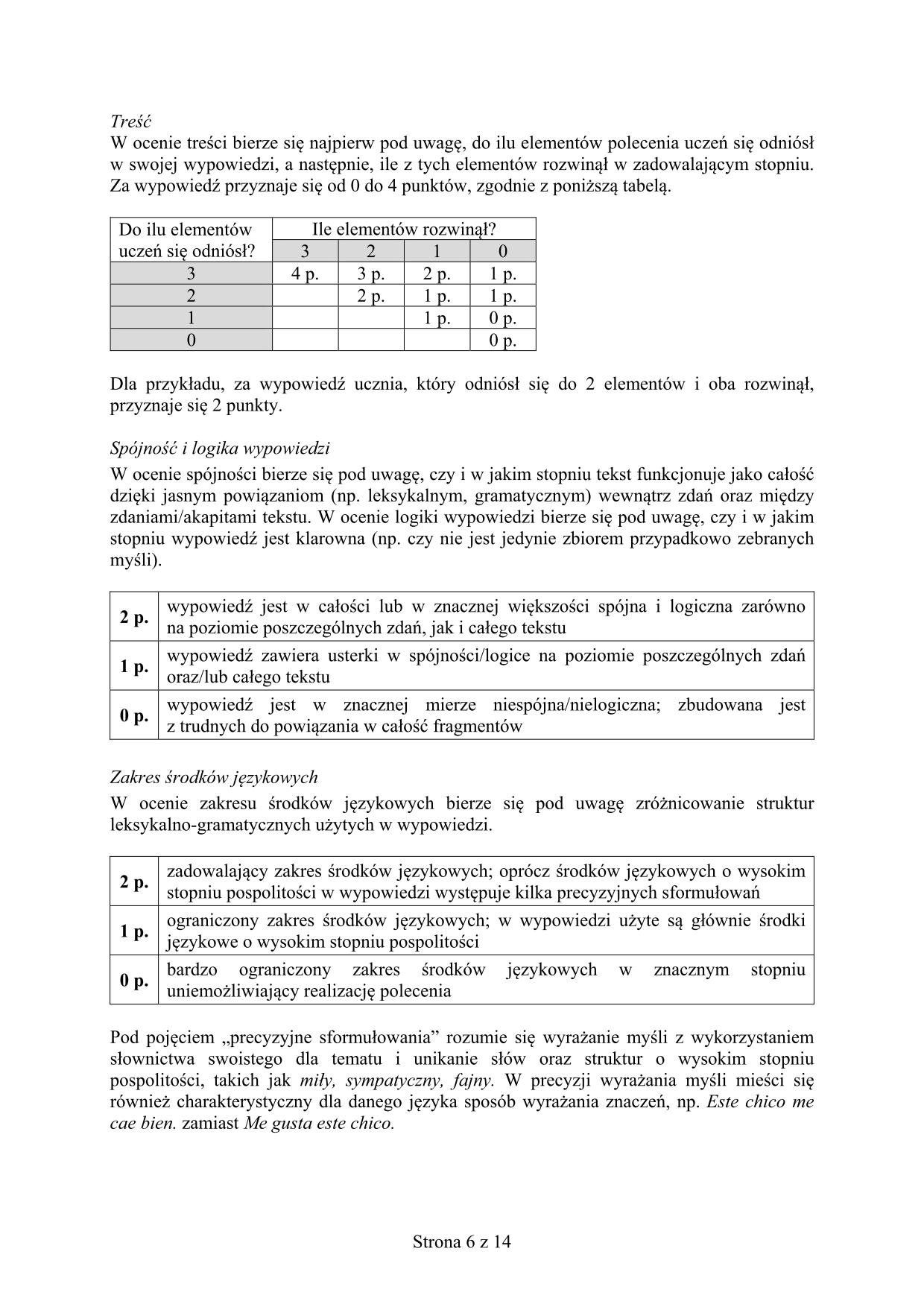 odpowiedzi-hiszpanski-poziom-rozszerzony-egzamin-gimnazjalny-2017 - 6