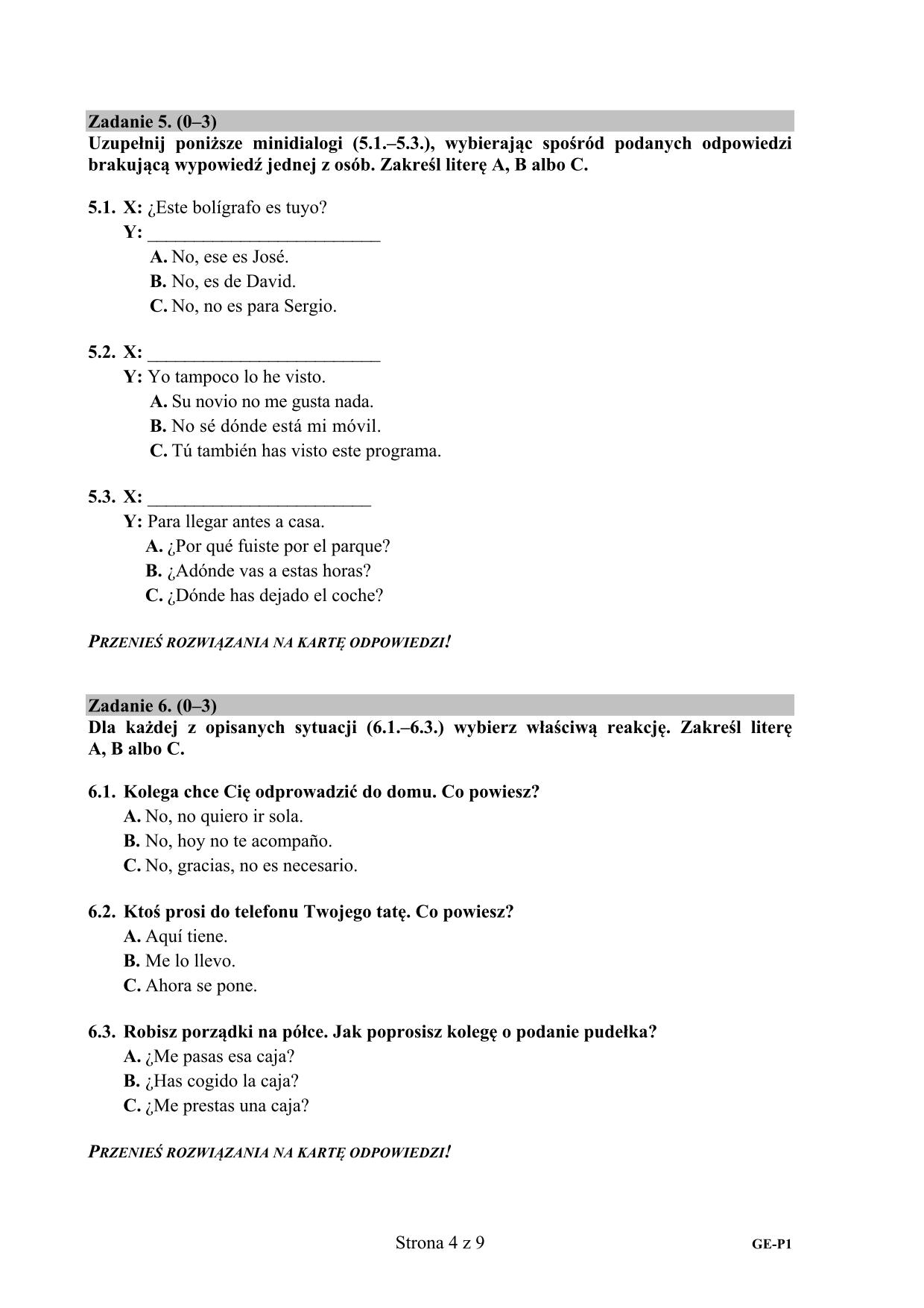 pytania-hiszpański-poziom-podstawowy-egzamin-gimnazjalny-2015-4