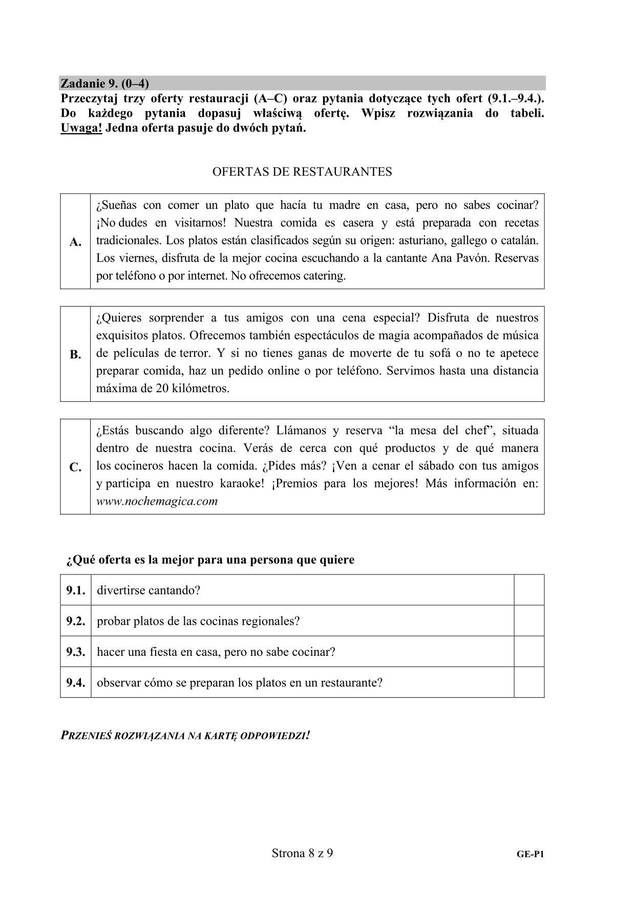 pytania-hiszpański-poziom-podstawowy-egzamin-gimnazjalny-2015-8