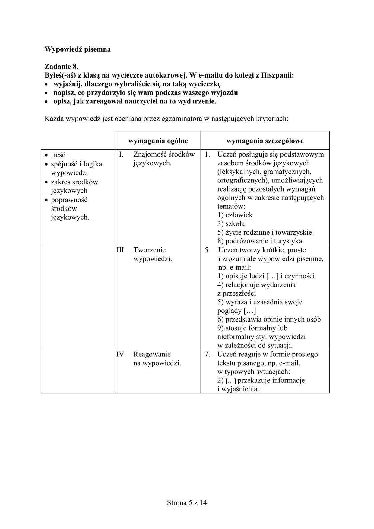 odpowiedzi-hiszpanski-poziom-rozszerzony-egzamin-gimnazjalny-2015-5