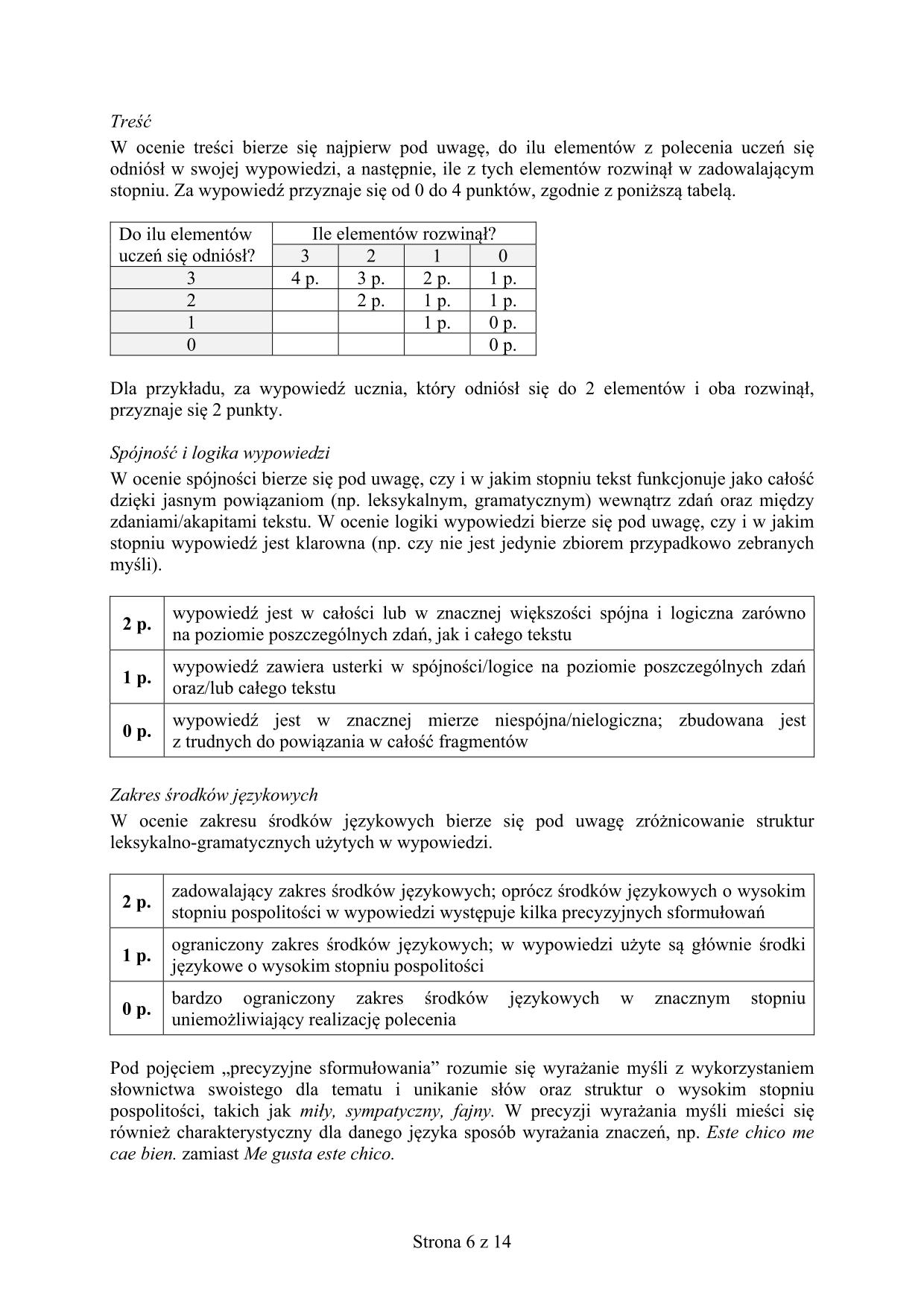 odpowiedzi-hiszpanski-poziom-rozszerzony-egzamin-gimnazjalny-2015-6