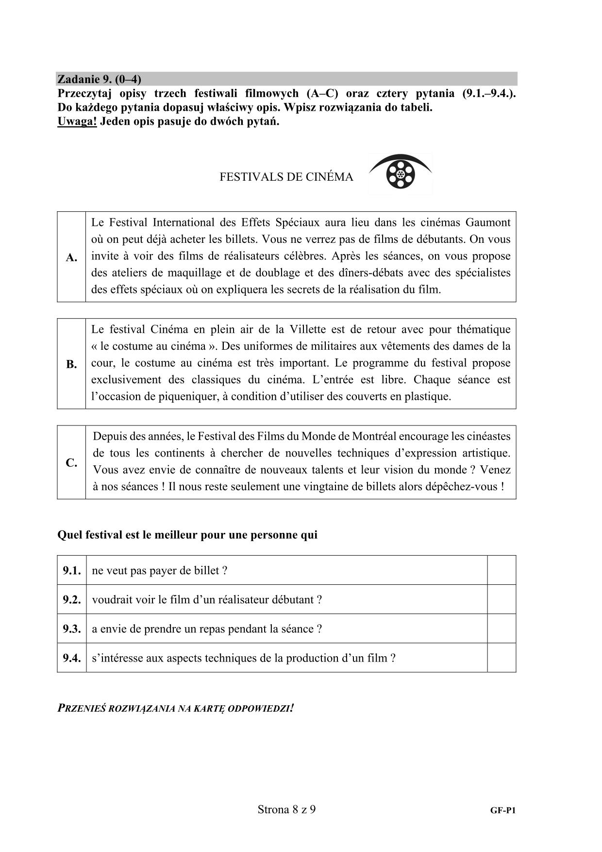 pytania-francuski-poziom-podstawowy-egzamin-gimnazjalny-2018 - 8