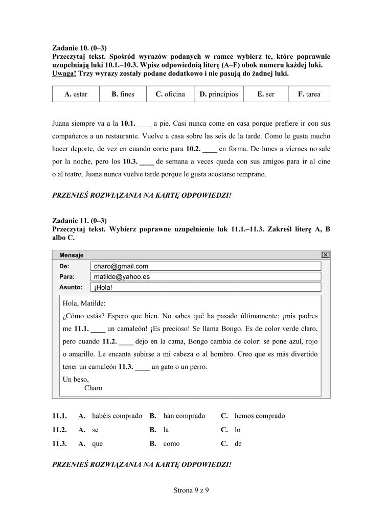Pytania-hiszpanski-p.podstawowy-egzamin-gimnazjalny-2013-strona-09