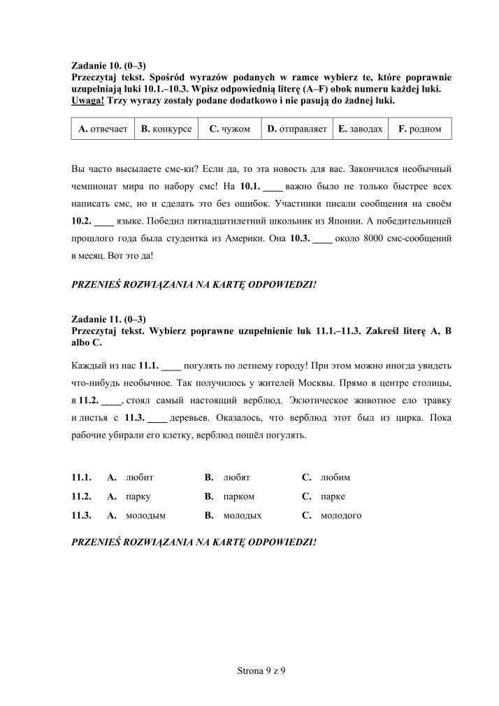 Pytania-rosyjski-p.podstawowy-egzamin-gimnazjalny-2013-strona-09