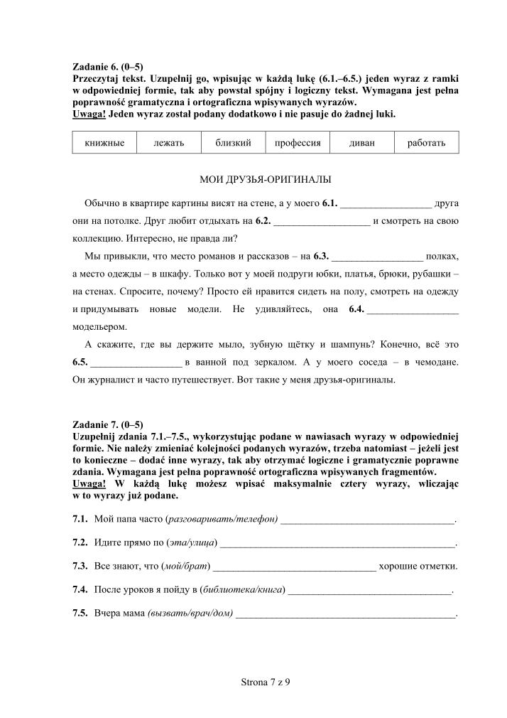 Pytania-rosyjski-p.rozszerzony-egzamin-gimnazjalny-2013-strona-07