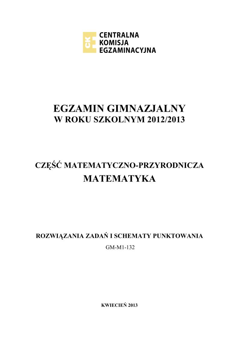 odpowiedzi-matematyka-egzamin-gimnazjalny-2013-strona-01