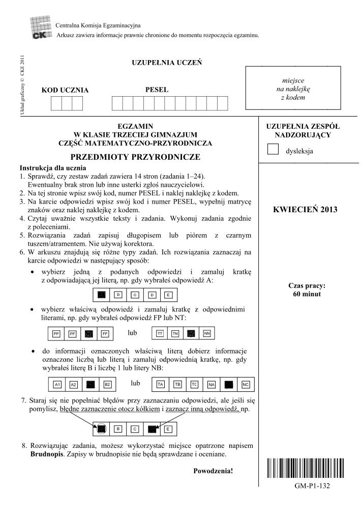 Pytania-przedmioty-przyrodnicze-egzamin-gimnazjalny-2013-strona-01