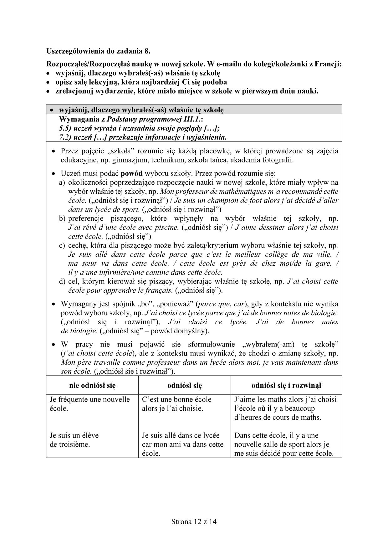 odpowiedzi-francuski-poziom-rozszerzony-egzamin-gimnazjalny-2016-12