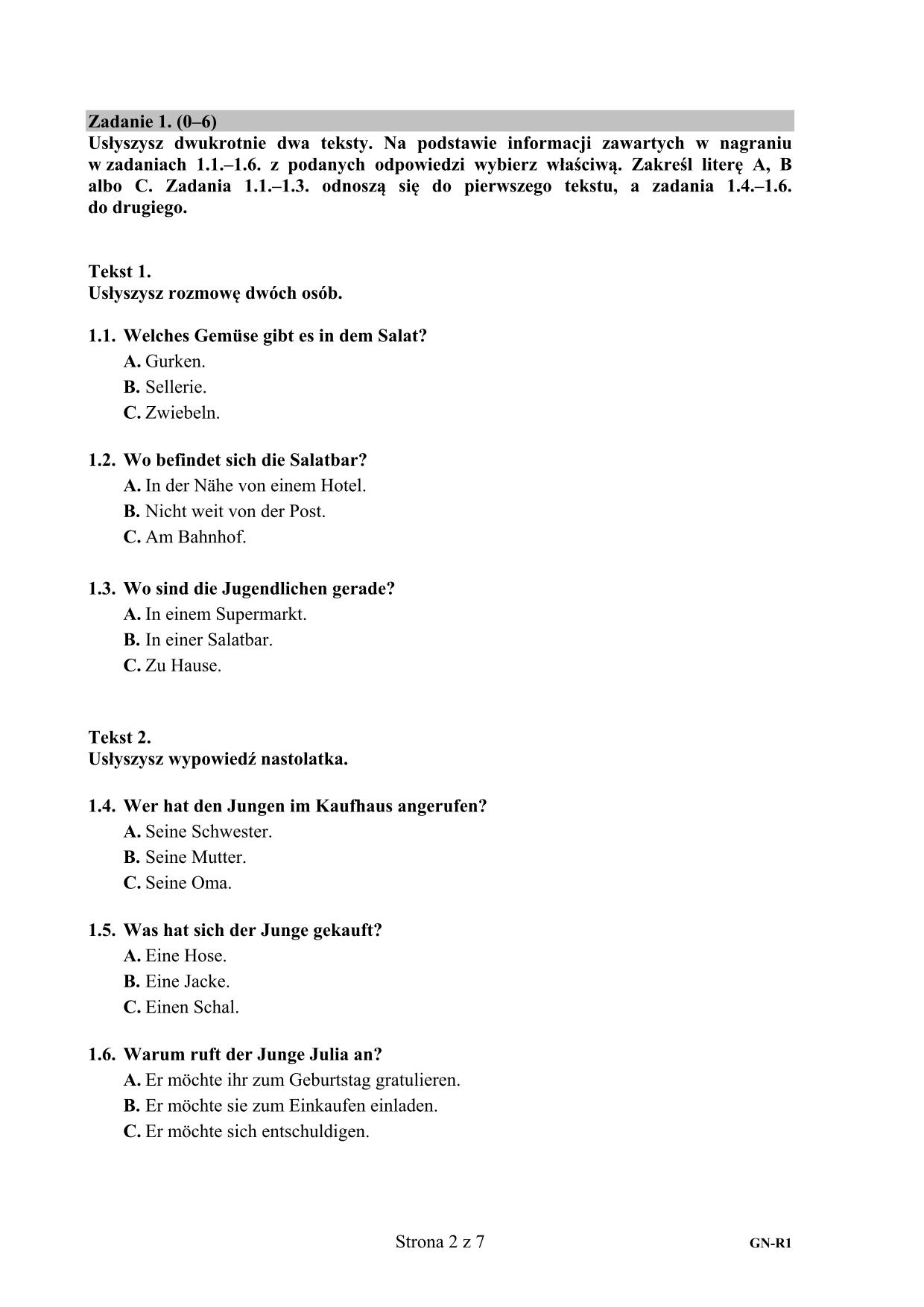 pytania-niemiecki-poziom-rozszerzony-egzamin-gimnazjalny-2016 - 2
